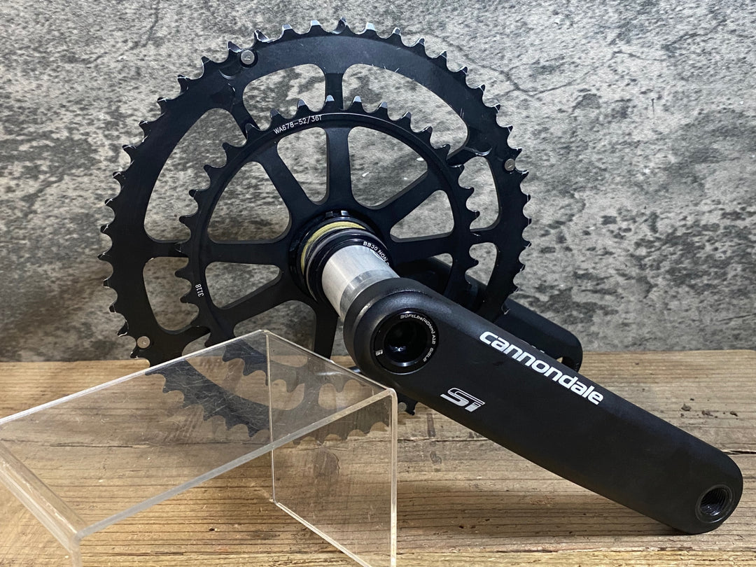 KG624 キャノンデール Cannondale ホログラム HOLLOWGRAM Si クランクセット 52/36T 165mm 11S