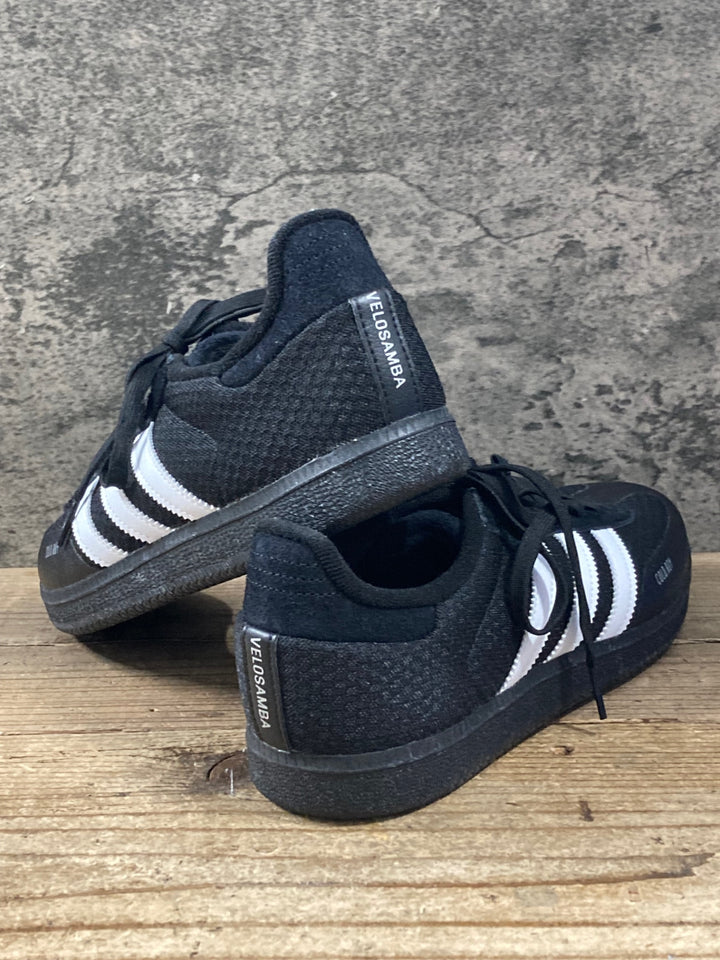 KQ863 アディダス adidas VELOSAMBA COLD RDY ビンディングシューズ 黒 EU43 1/2