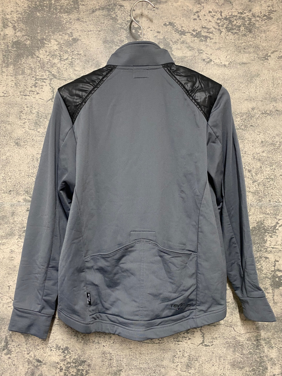 KI143 レリック reric plus 長袖 サイクルジャケット 黒グレー S 裏起毛