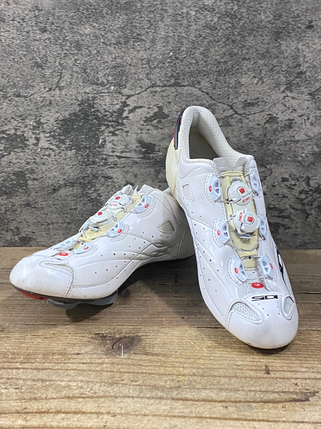 KM200 シディ SIDI SHOT ビンディングシューズ 3穴 白 EU41