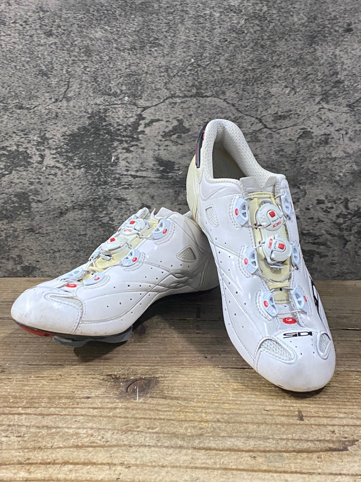 KM200 シディ SIDI SHOT ビンディングシューズ 3穴 白 EU41