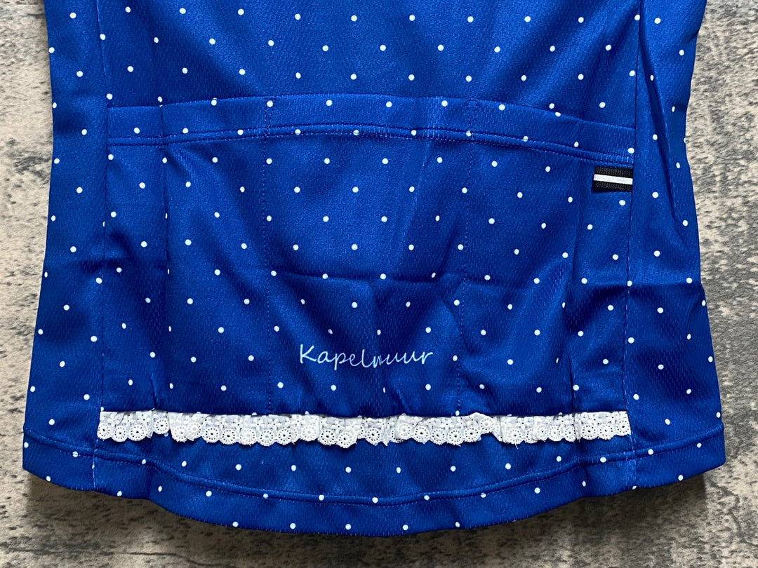 JO891 カペルミュール KAPELMUUR 半袖 サイクルジャージ ネイビー ドット 36 レディース
