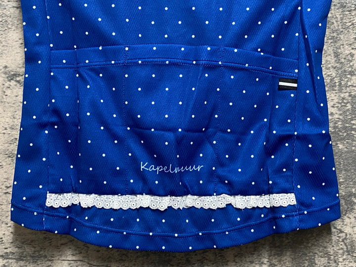 JO891 カペルミュール KAPELMUUR 半袖 サイクルジャージ ネイビー ドット 36 レディース