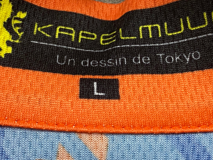 KB767 カペルミュール KAPELMUUR 半袖 サイクルジャージ ターコイズ オレンジ L