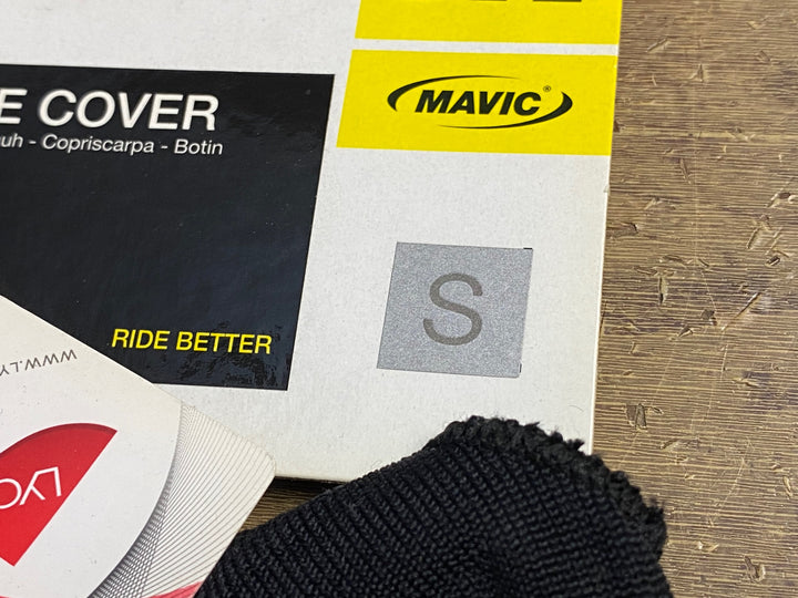 JV602 マヴィック MAVIC KNIT SHOE COVER シューズカバー 黒 S