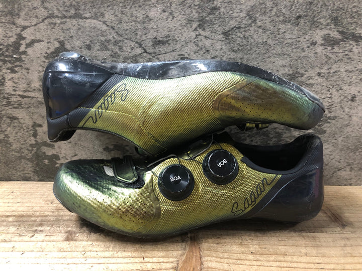 KA032 スペシャライズド SPECIALIZED S-WORKS 7 Road Shoes Sagan ビンディングシューズ EU40.0 裏面擦り傷