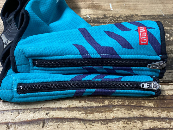 JZ127 パールイズミ PEARL iZUMi シューズウォーマー ターコイズ L 裏起毛 WINDBREAK
