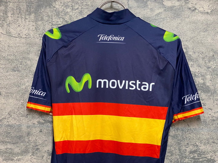 JS495 エンデュラ ENDURA 半袖 サイクルジャージ 濃紺 movistar ※サイズ不明