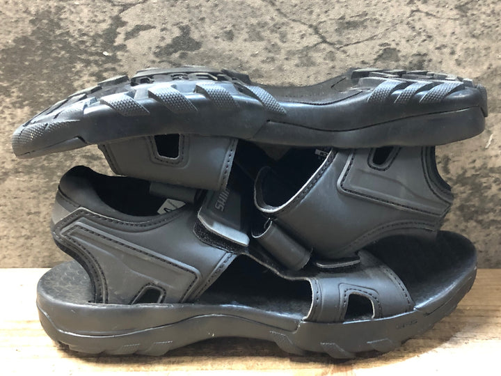 KH689 シマノ SHIMANO SD5 SH-SD501 M L01 S ビンディングシューズ サンダル 黒 EU39