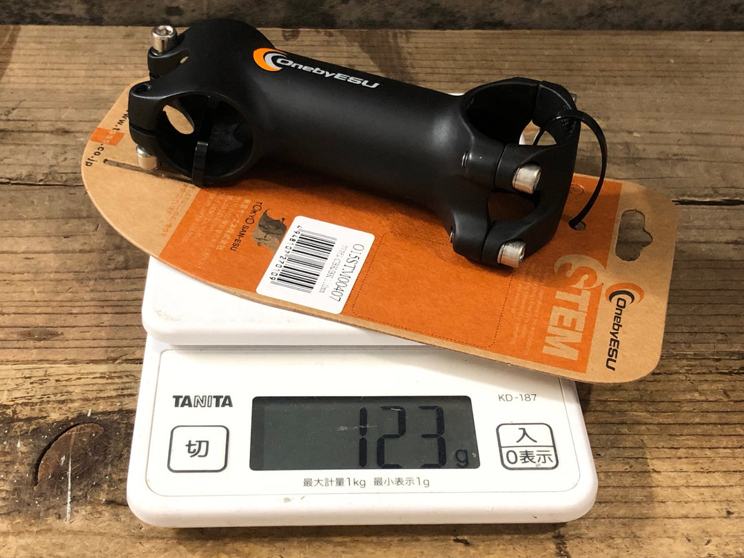 KP644 ワンバイエス OnebyESU 77ステム 黒 110mm Φ31.8 OS 73°