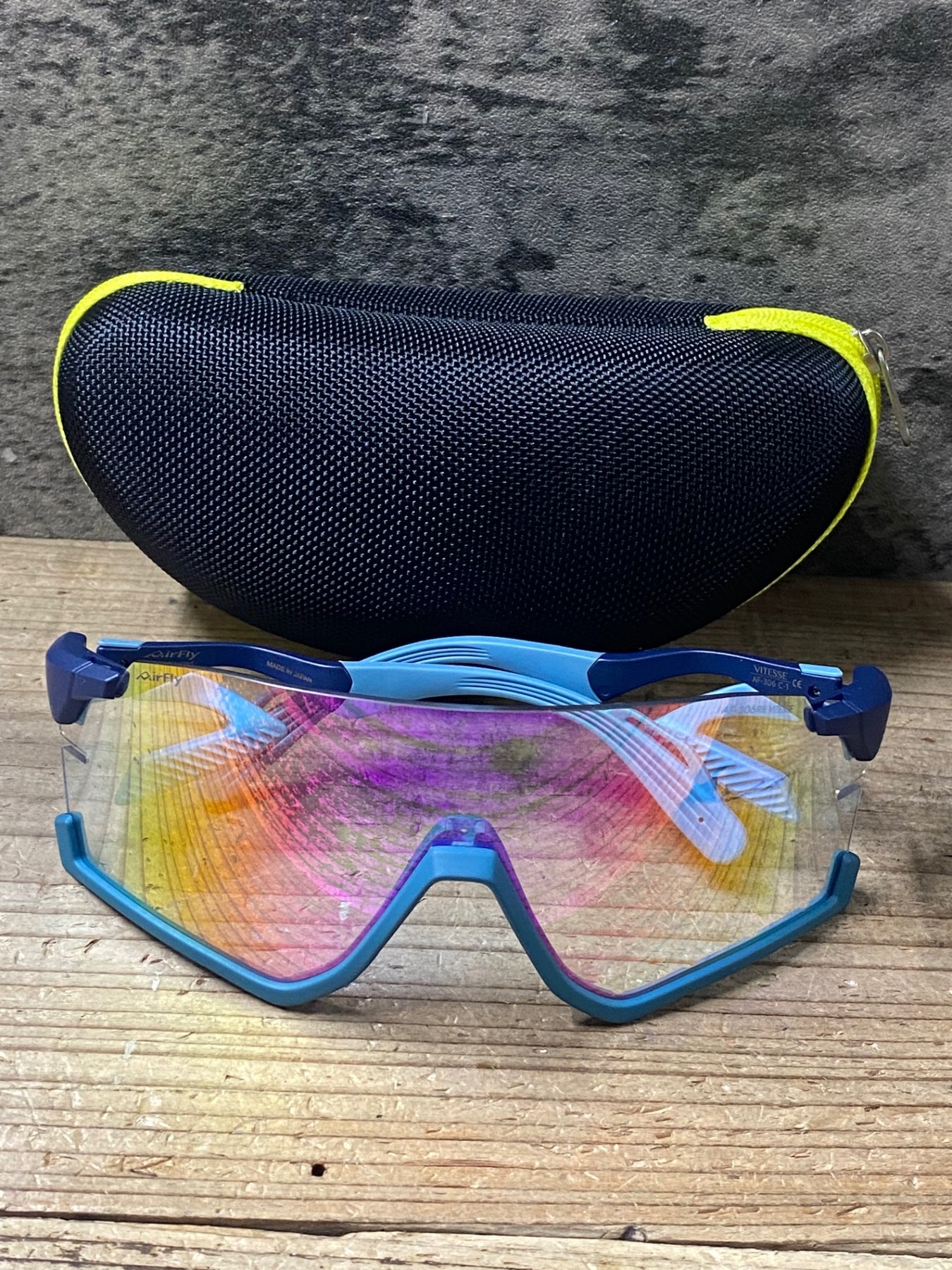 JV491 エアフライ AirFly AF-306 RE サングラス アイウェア 青 調光