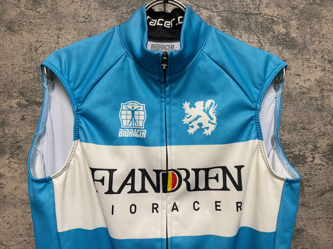JS081 ビオレーサー BIORACER ジレ サイクルベスト 水 4/L 裏起毛 FLANDRIEN