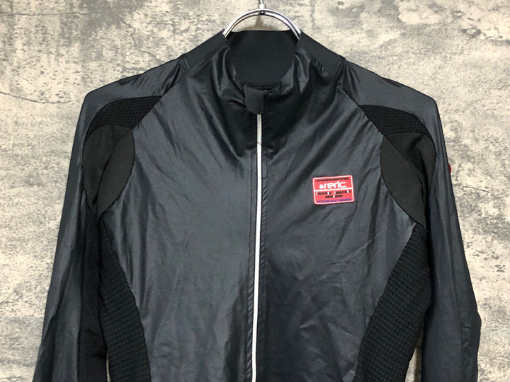 KD423 レリック RERIC 長袖 サイクルジャージ 黒 M