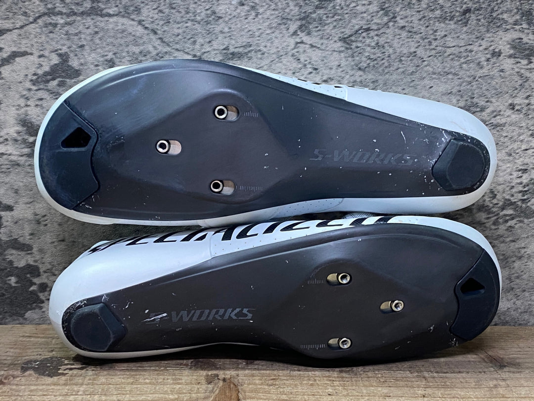 JM408 スペシャライズド SPECIALIZED エスワークス S-WORKS ARES 2 RD ビンディングシューズ TEAM 白 EU38.5 SPD-SL