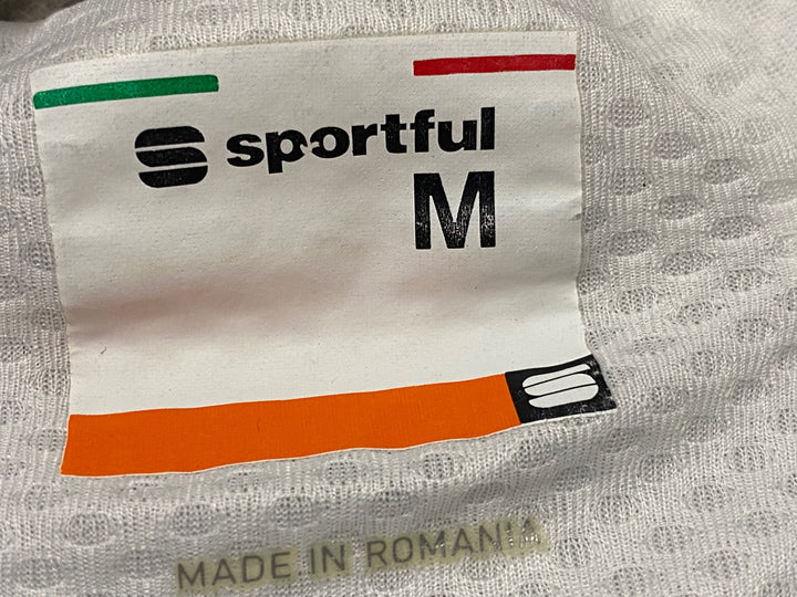 KJ820 スポーツフル sportful 半袖 サイクルジャージ 白 緑 M BORA hansgrohe