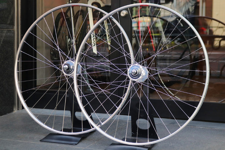 アラヤ ARAYA ゴールドリム GOLD NJS シマノ SHIMANO デュラエース DURA-ACE HB-7600 ハブ チューブラー 手組 ホイールセット 【東京南麻布店】