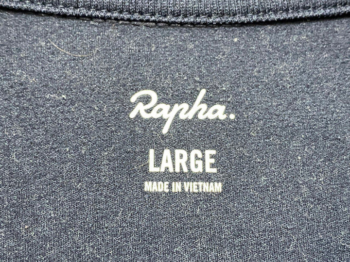 JV498 ラファ Rapha CORE LONG SLEEVE JERSEY 長袖 サイクルジャージ ブラック LARGE 裏起毛