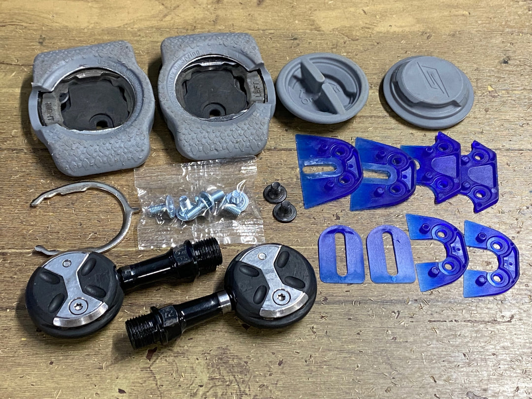 KO373 スピードプレイ SPEEDPLAY ULTRA LIGHTACTION ビンディングペダル 黒 セット
