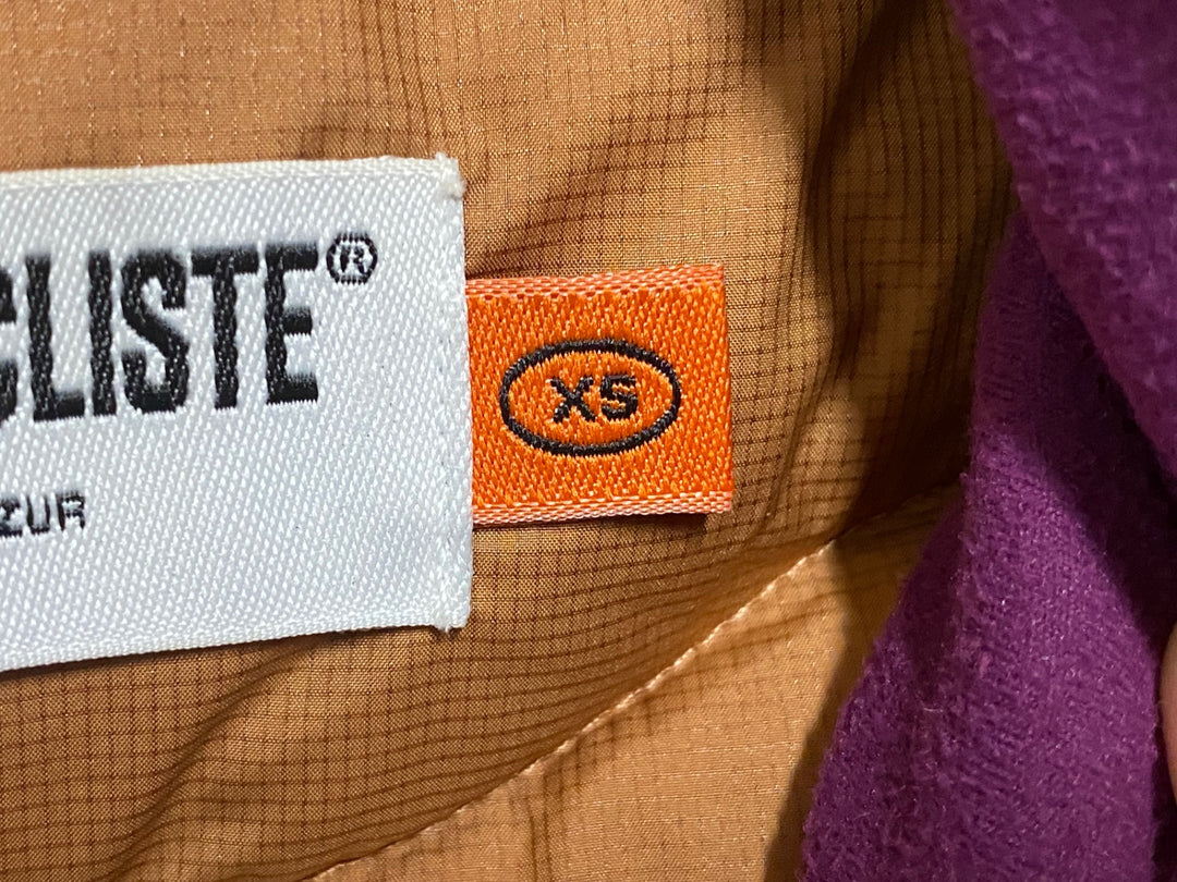 KF514 カフェドシクリステ Cafe du Cycliste ALEXIA unisex サイクルベスト ジレ 茶色 XS