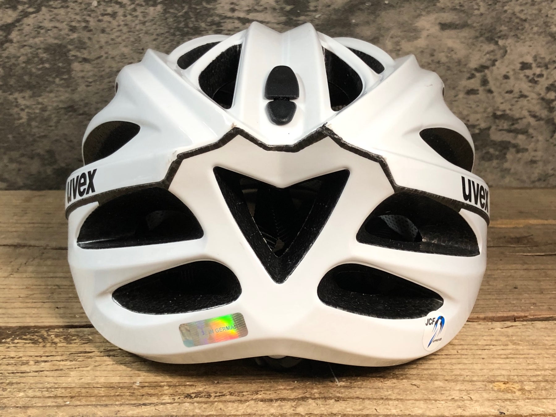 JU327 ウベックス uvex boss race ヘルメット 白 55-60cm 2023/02製造