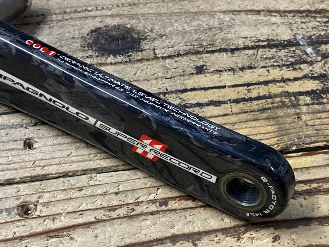 KJ070 カンパニョーロ CAMPAGNOLO スーパーレコード SUPER RECORD FC11-SR040CT クランクセット 5ARM 50/34T 170mm チェーンリングボルト芯折れ