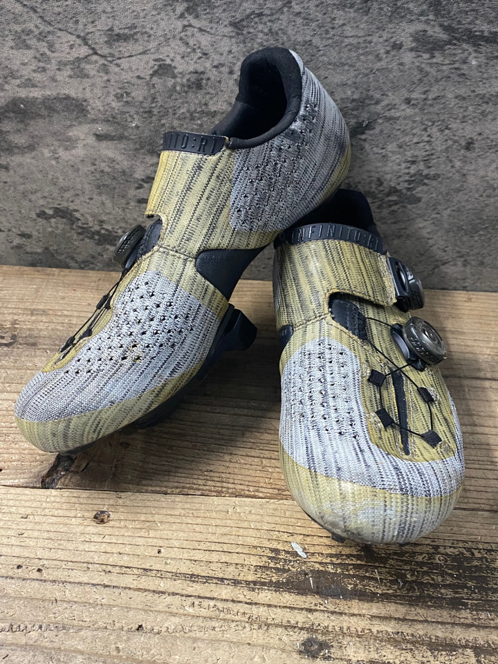 KO309 フィジーク fizik INFINITO R1 KNIT Shoes BOA ビンディングシューズ グレー ベージュ EU39