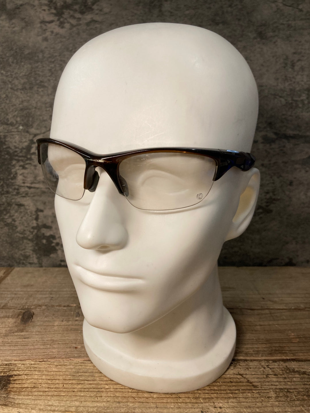 JX675 オークリー OAKLEY HALF JACKET サングラス アイウェア クリアブラウン ※レンズ傷