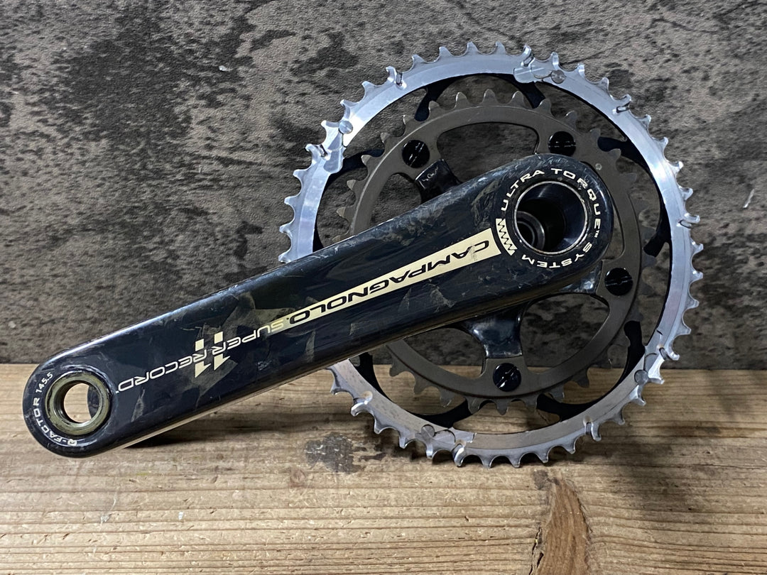 JO358 カンパニョーロ CAMPAGNOLO スーパーレコード SUPER RECORD クランクセット 46/36T 170mm