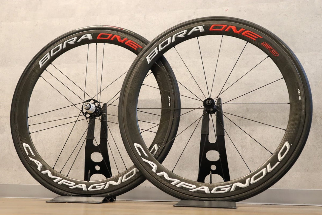 カンパニョーロ campagnolo ボーラワン BORA ONE 50 AC3 カーボン チューブラー ホイールセット シマノ 12/11s 24.2mm 【さいたま浦和店】