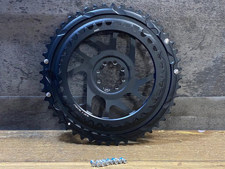 JW237 スラム SRAM Rival AXS Direct Mount Chain Ring 2X E1 チェーンリング 48/35T 新車取り外し品