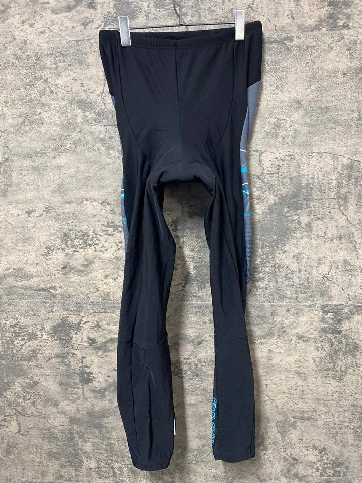 KG569 パールイズミ PEARL iZUMi レーサータイツ 黒青 MEN'S XL 裏起毛 ※スレ