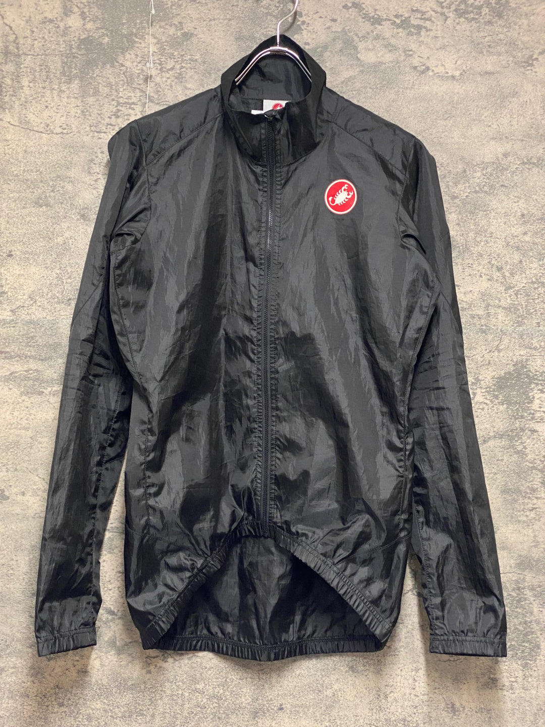 KP753 カステリ CASTELLI 長袖 ウインドブレーカー 黒 M