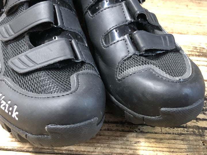 KG402 フィジーク FIZIK M6 MTB shoes ビンディングシューズ 黒 SPD EU38.5 ペン字あり