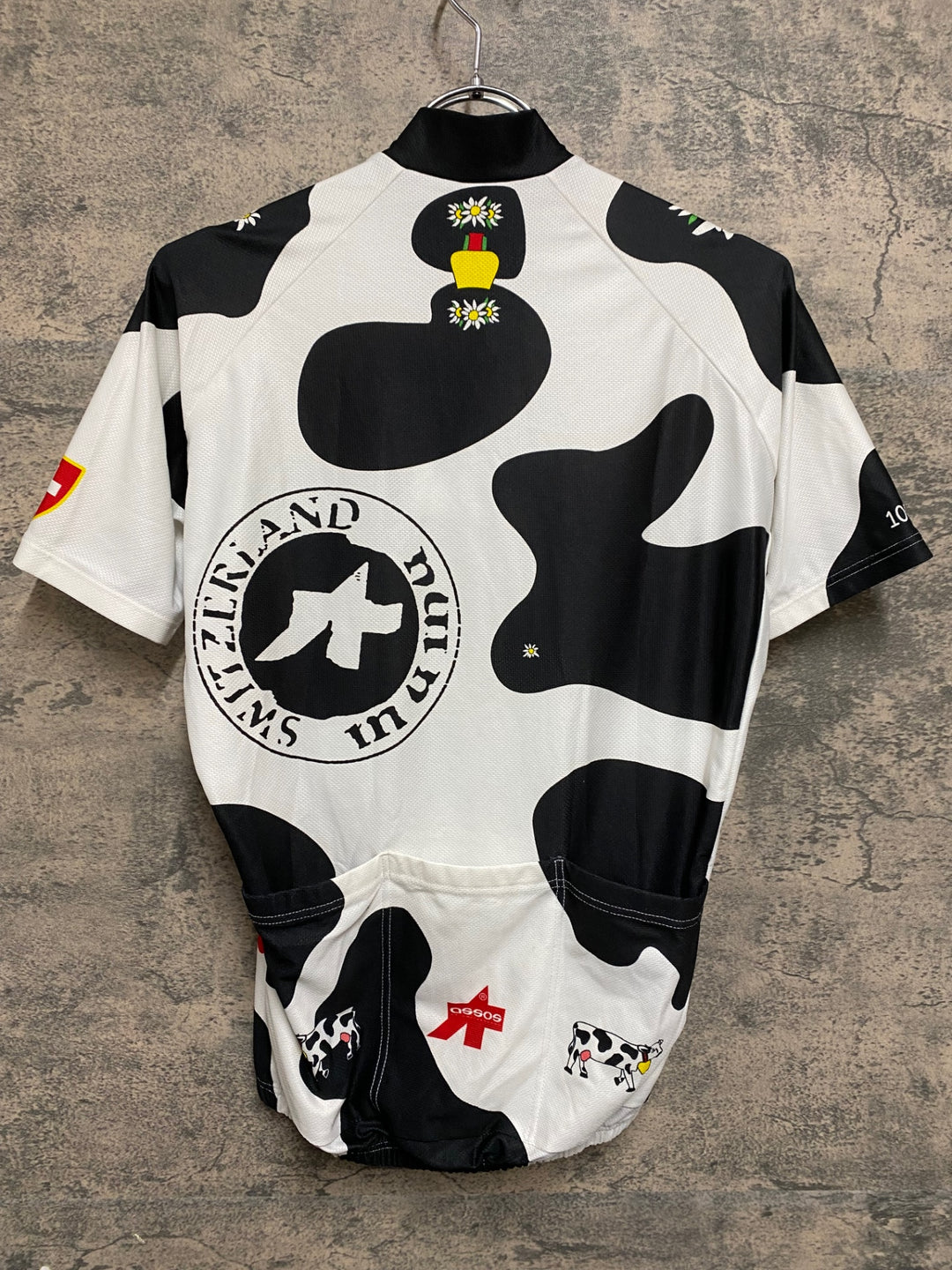 KP855 アソス ASSOS MUMUⅡ 半袖 サイクルジャージ 黒 白 M