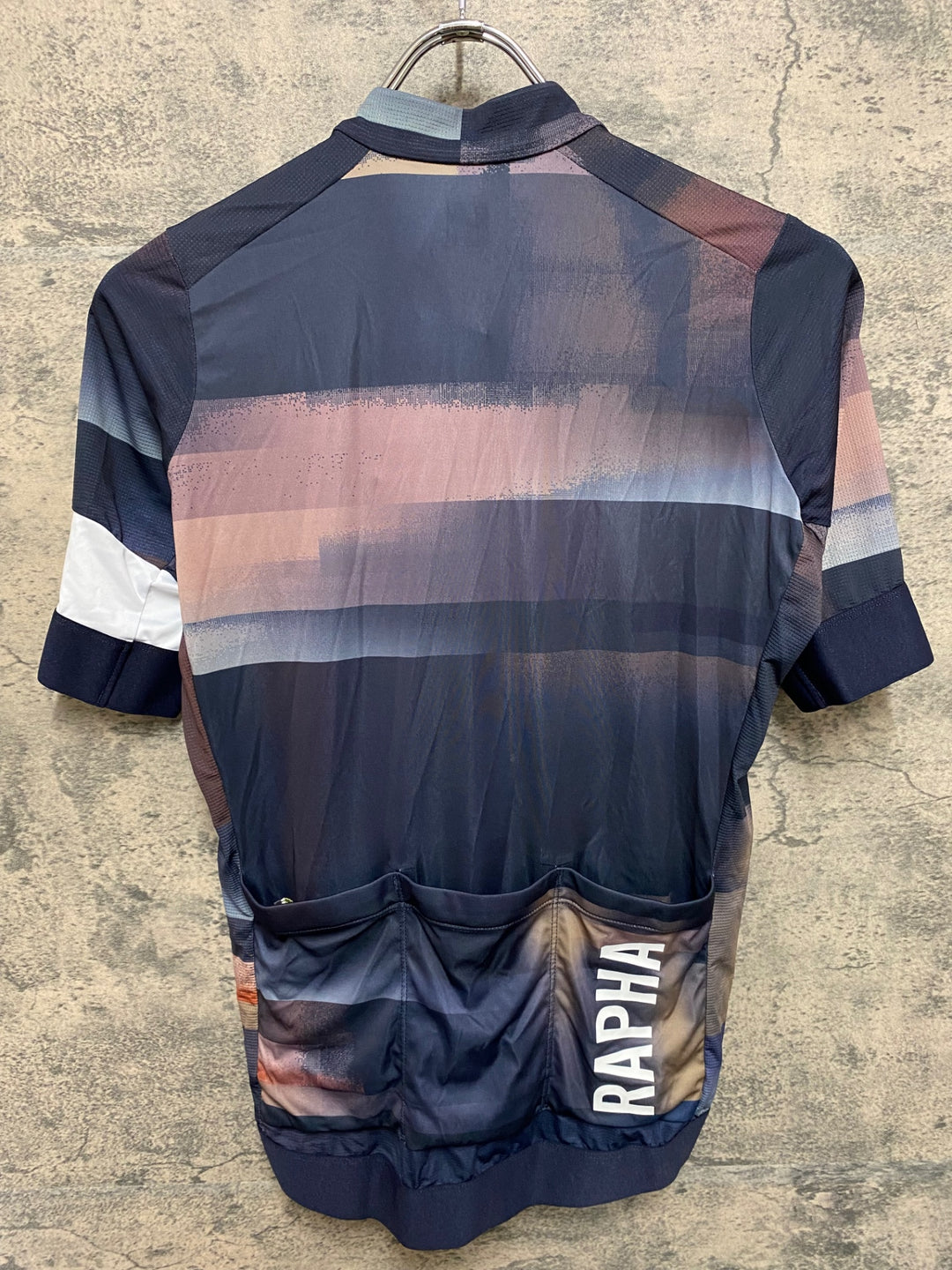 JZ464 ラファ RAPHA PT TRAINING JERSEY 半袖サイクルジャージ 紺 S