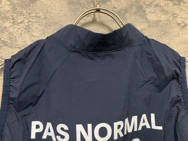 JY503 パスノーマルスタジオ PAS NORMAL STUDIOS Mechanism Stow Away Gilet ジレ サイクルベスト ネイビー M