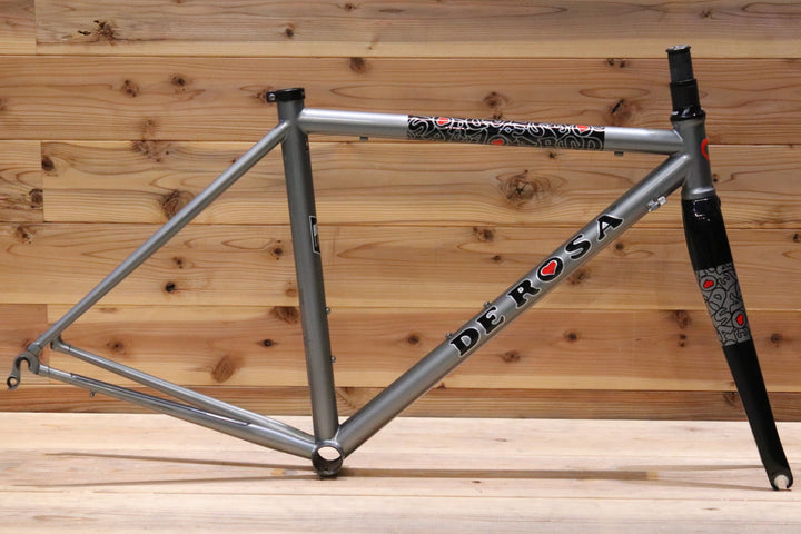 デローザ DE ROSA コルム コラム CORUM SLOPE RIM 2017モデル 44サイズ スチール ロードバイク フレームセット 【広島店】