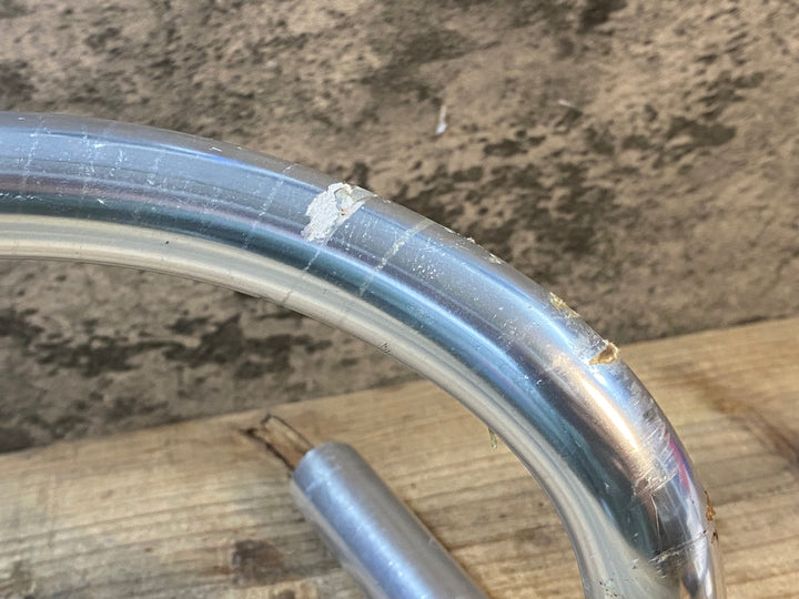 JV010 チネリ Cinelli Criterium 65-40 アルミ ドロップハンドル Φ26.2 エンドC-C400mm シルバー