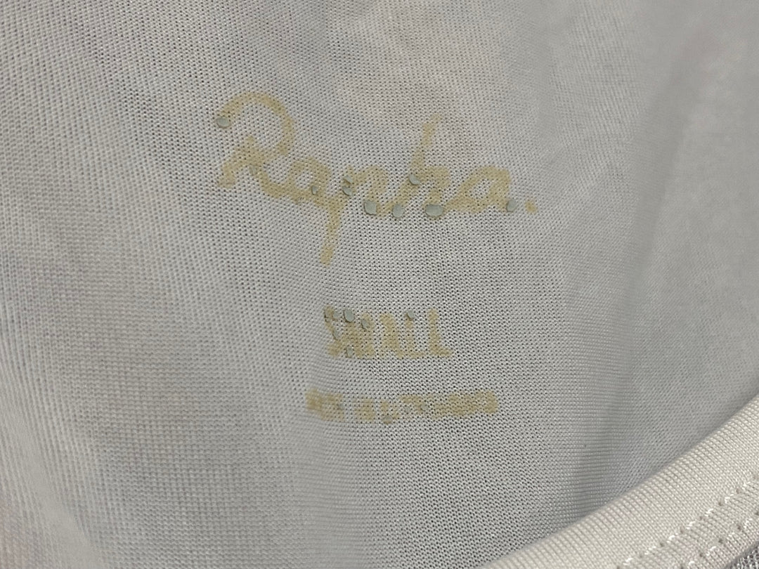 KK621 ラファ Rapha PRO TEAM BASE LAYER ノースリーブ ベースレイヤー 白 S ※ほつれ