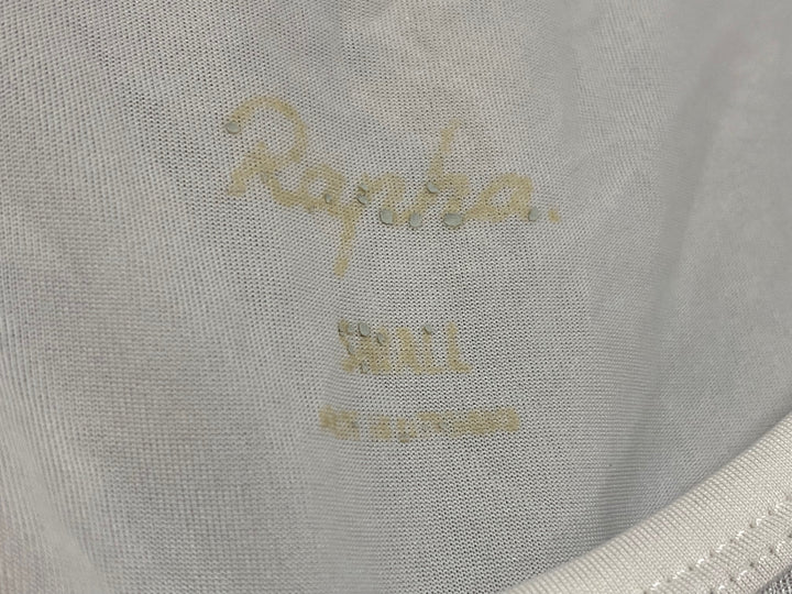 KK621 ラファ Rapha PRO TEAM BASE LAYER ノースリーブ ベースレイヤー 白 S ※ほつれ
