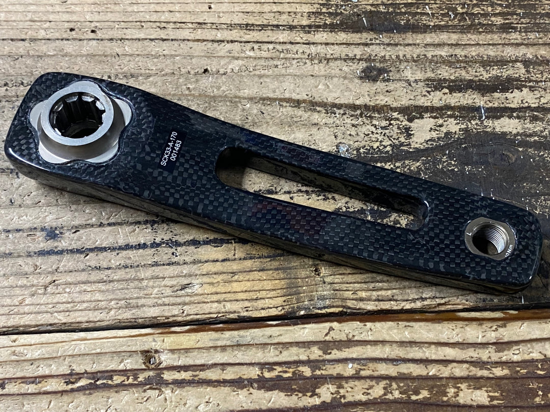 KJ669 ストロングライト STRONGLIGHT バルカン VULCAN COMPACT カーボン クランクセット 50/36T 170mm 5ARM PCD110 9S/10S用