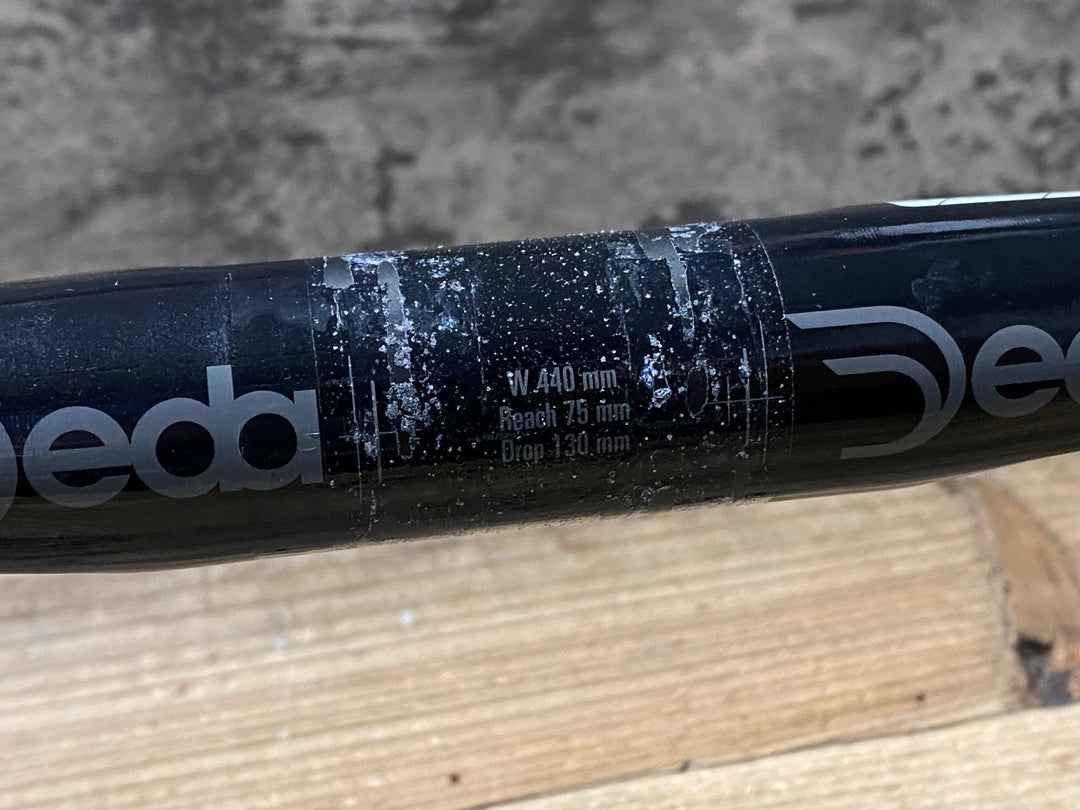 KL750 デダ DEDA SUPERZERO DCR CARBON カーボン ドロップハンドル エンド部 外-外 440mm Φ31.8