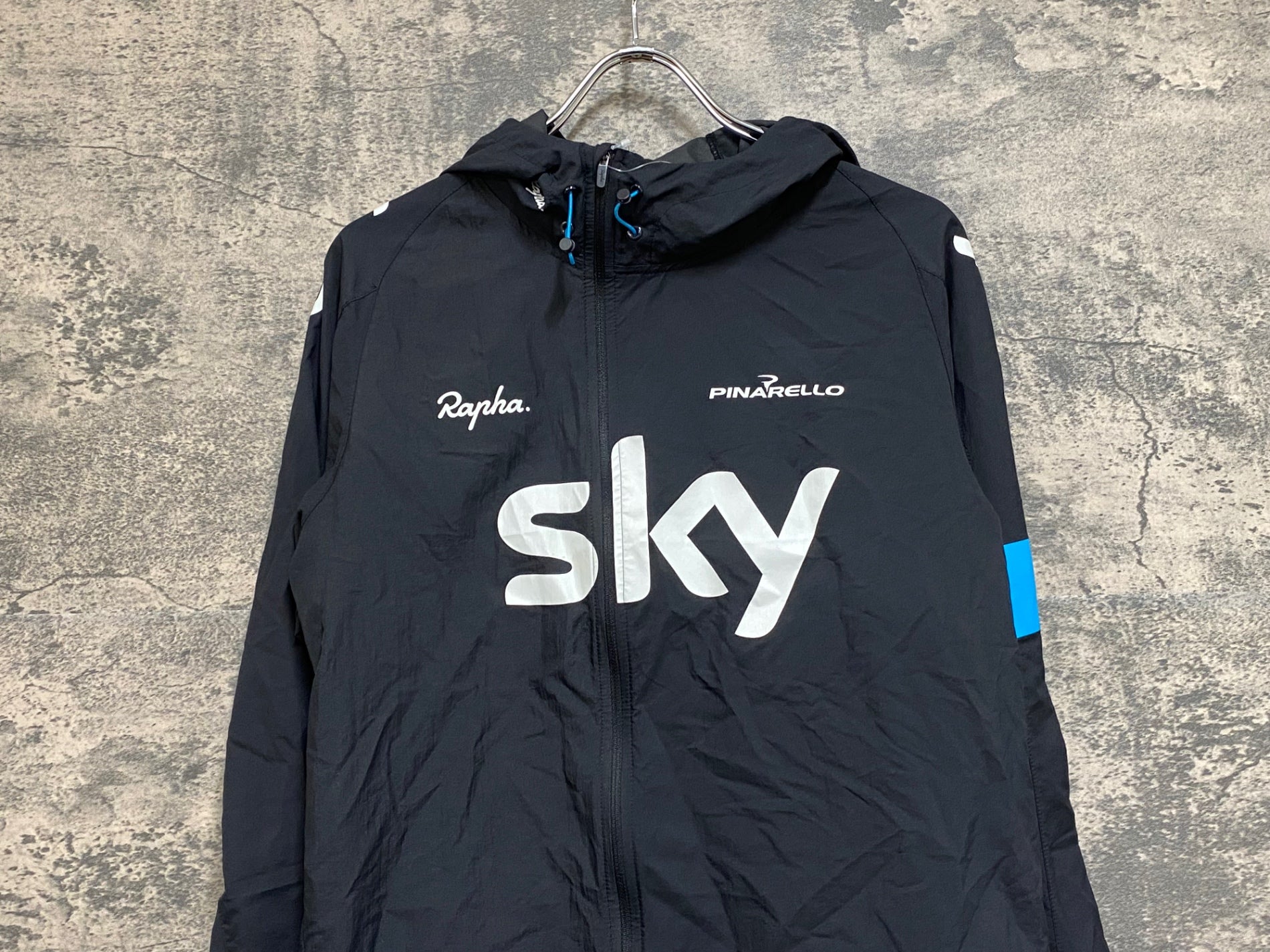 JN163 ラファ Rapha SPRAY JACKET 長袖 ウィンドブレーカー 黒 M TEAM