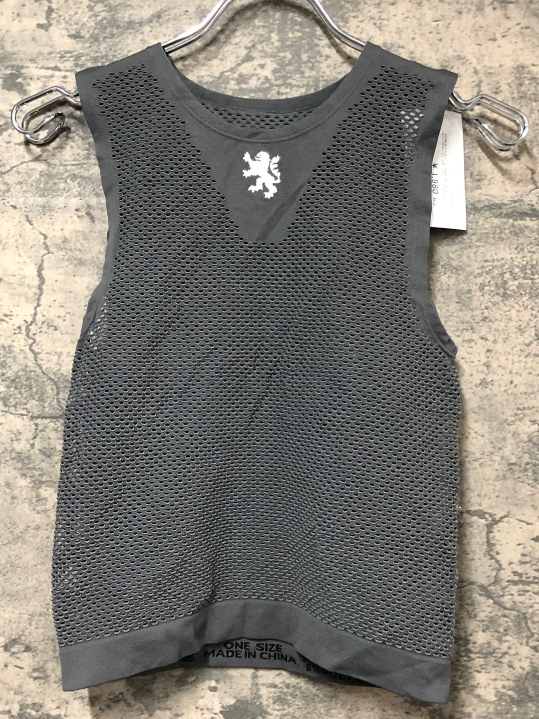 JS164 カペルミュール KAPELMUUR メッシュ ノースリーブベースレイヤー グレー ワンサイズ