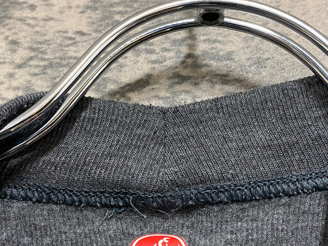 JV453 カステリ CASTELLI 長袖 ベースレイヤー グレー S 裏起毛
