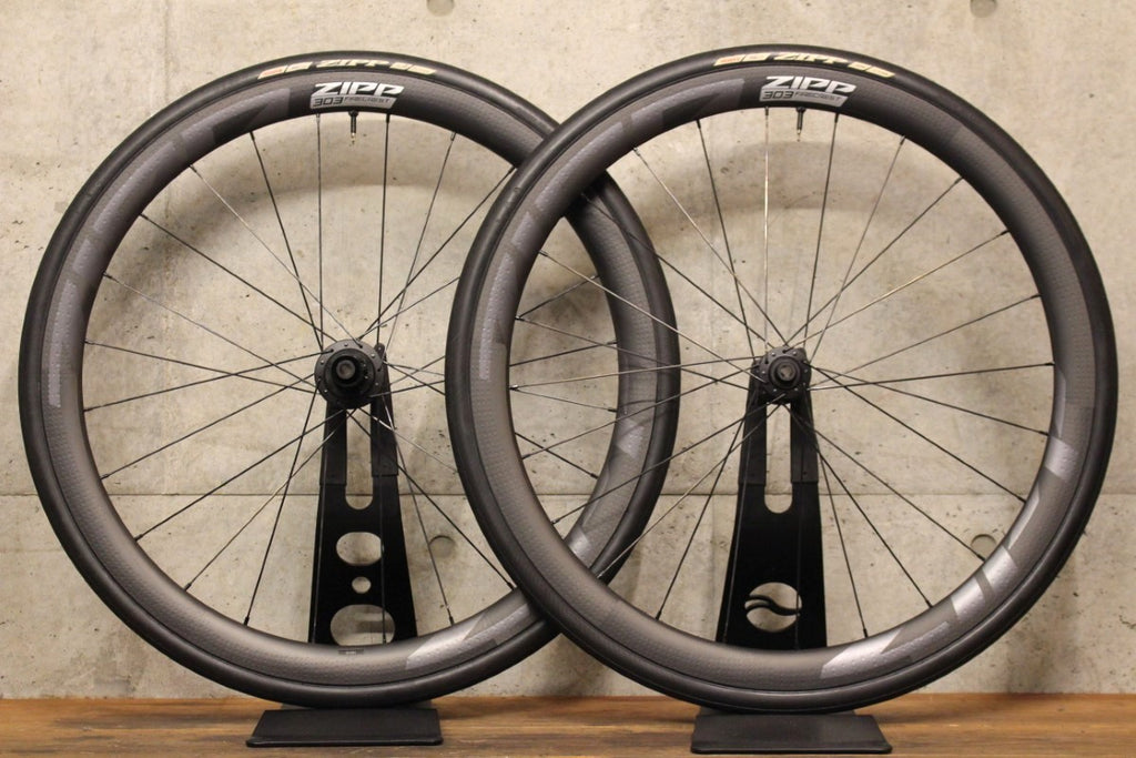 ジップ ZIPP ファイアクレスト ディスク 303 FIRECREST DISC カーボン チューブレス ホイールセット シマノ12/11S  ワイドリム 【福岡店】