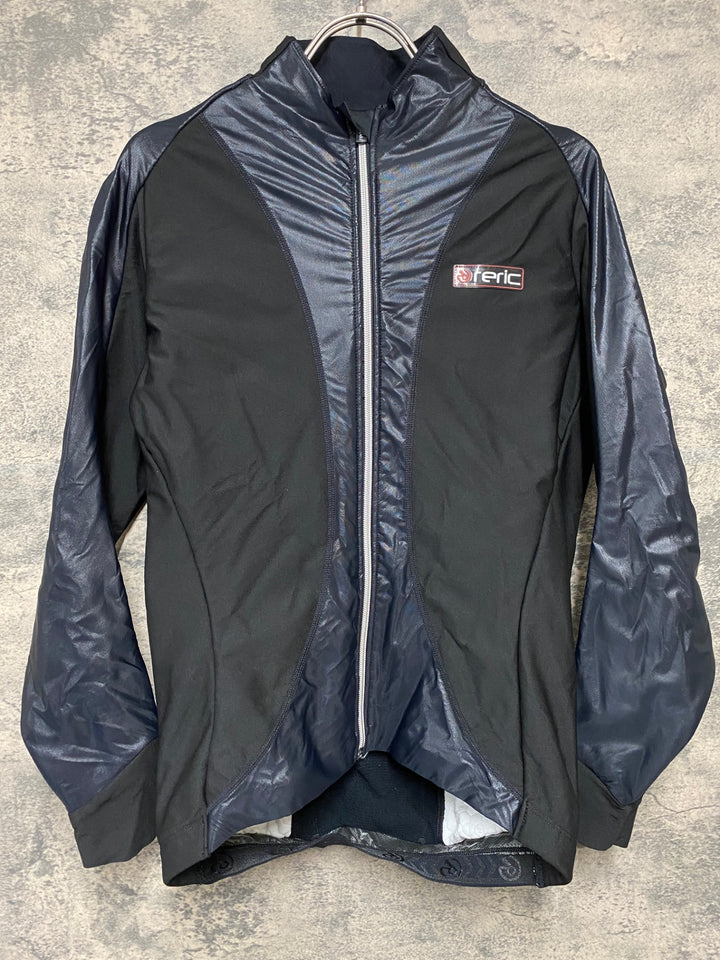 KD838 レリック reric 長袖 サイクルジャケット 黒 M 裏起毛
