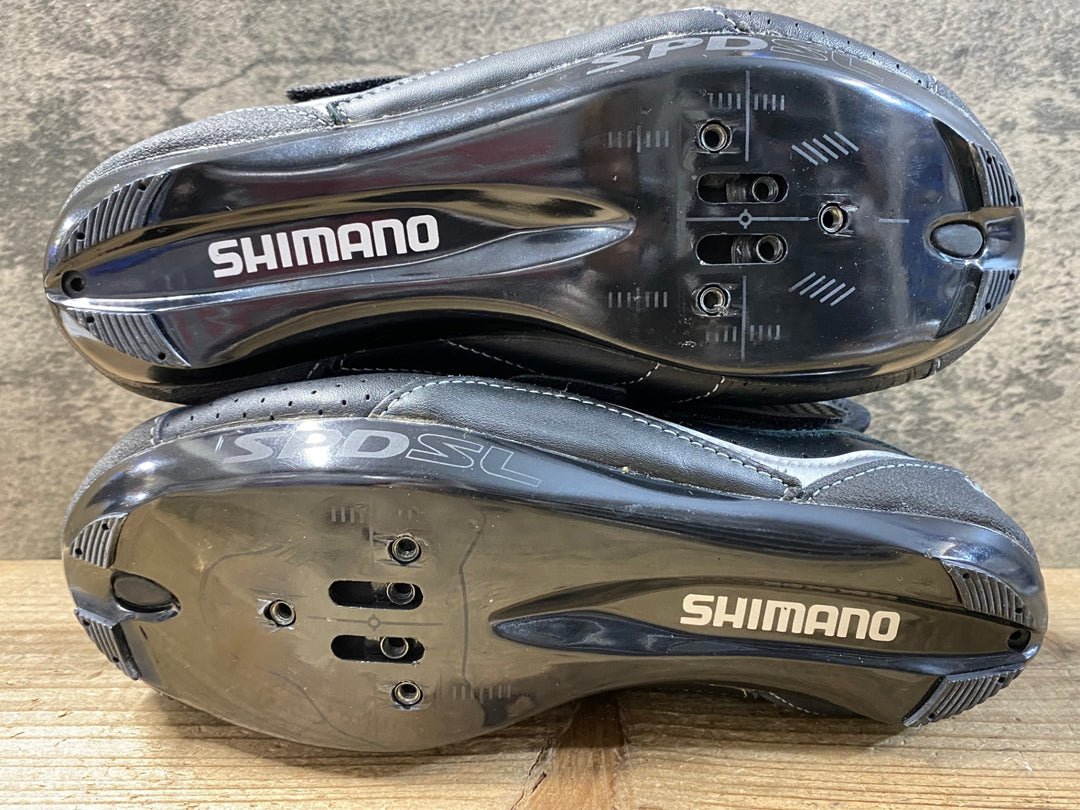 KB889 シマノ SHIMANO SH-RW80 ビンディングシューズ ブーツ SPD SPD-SL EU40 黒