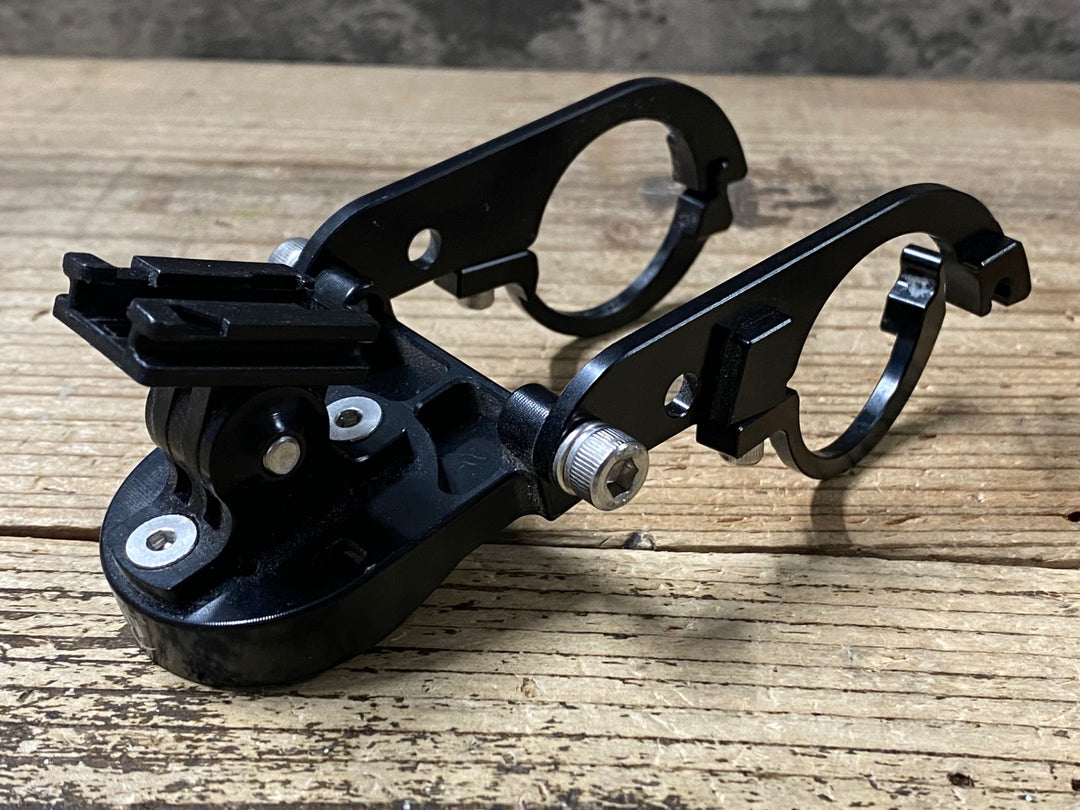 JV032 レックマウント REC-MOUNTS 両持ち サイコンマウント Φ31.8 キャットアイ用ライトマウント付き