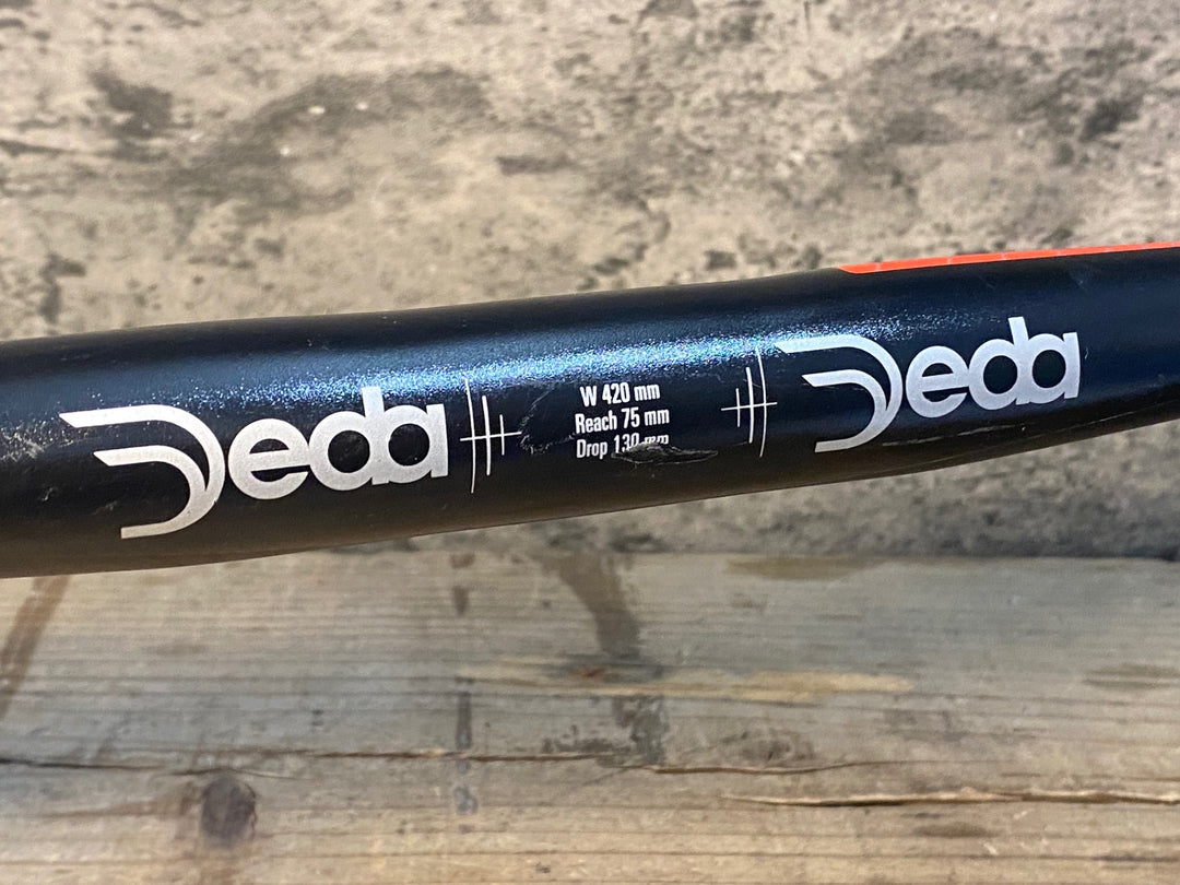JX490 デダ Deda SUPERZERO アルミ ドロップハンドル エンド外-外420mm Φ31.7